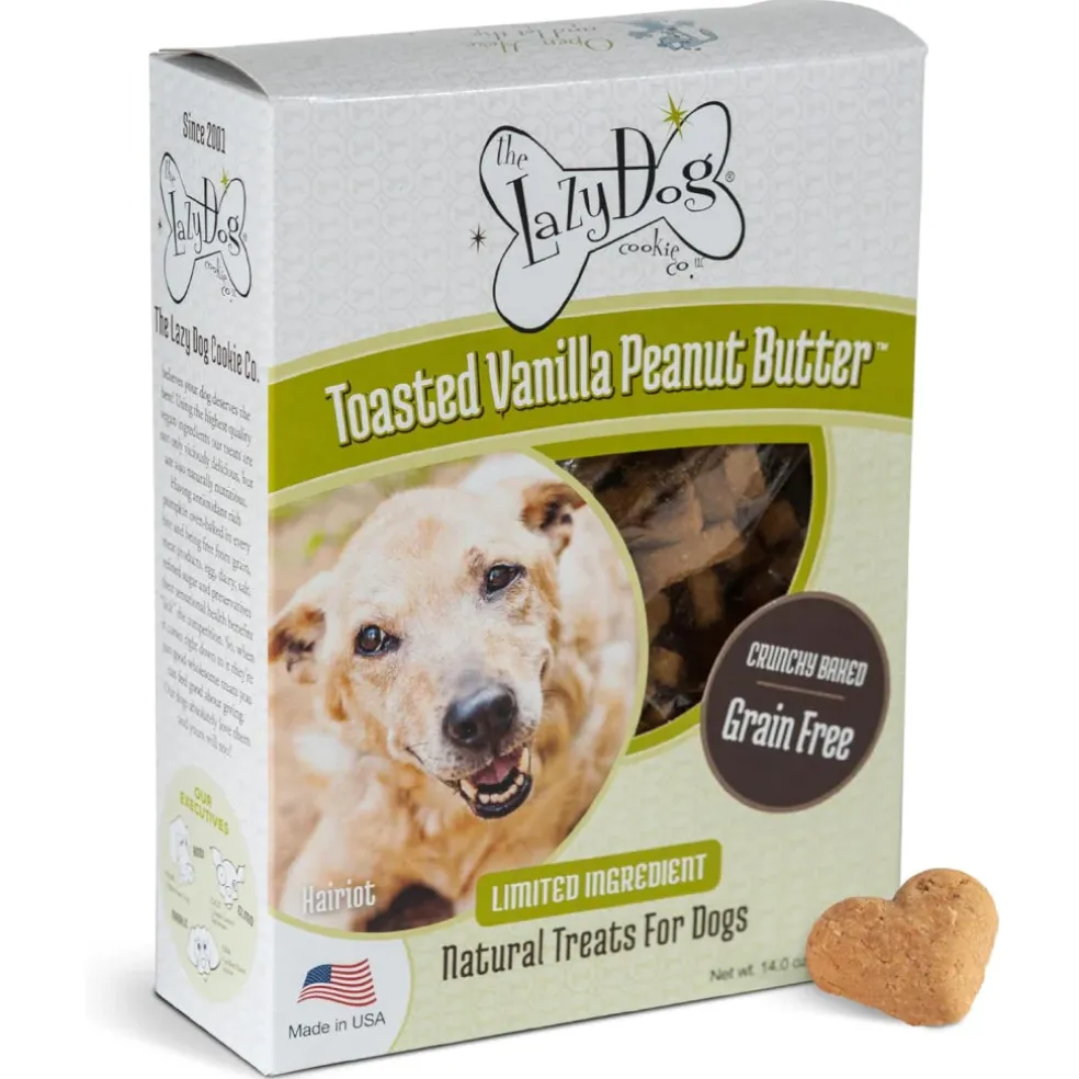 Lazy Dog Grain Free Toasted Vanilla Peanut Butter Treat For Dogs (14 oz)