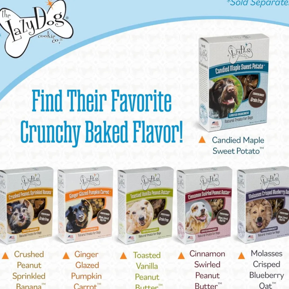 Lazy Dog Grain Free Toasted Vanilla Peanut Butter Treat For Dogs (14 oz)