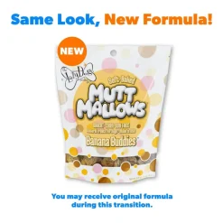 Lazy Dog Mutt Mallows Banana Buddies Treats For Dogs (5 oz)