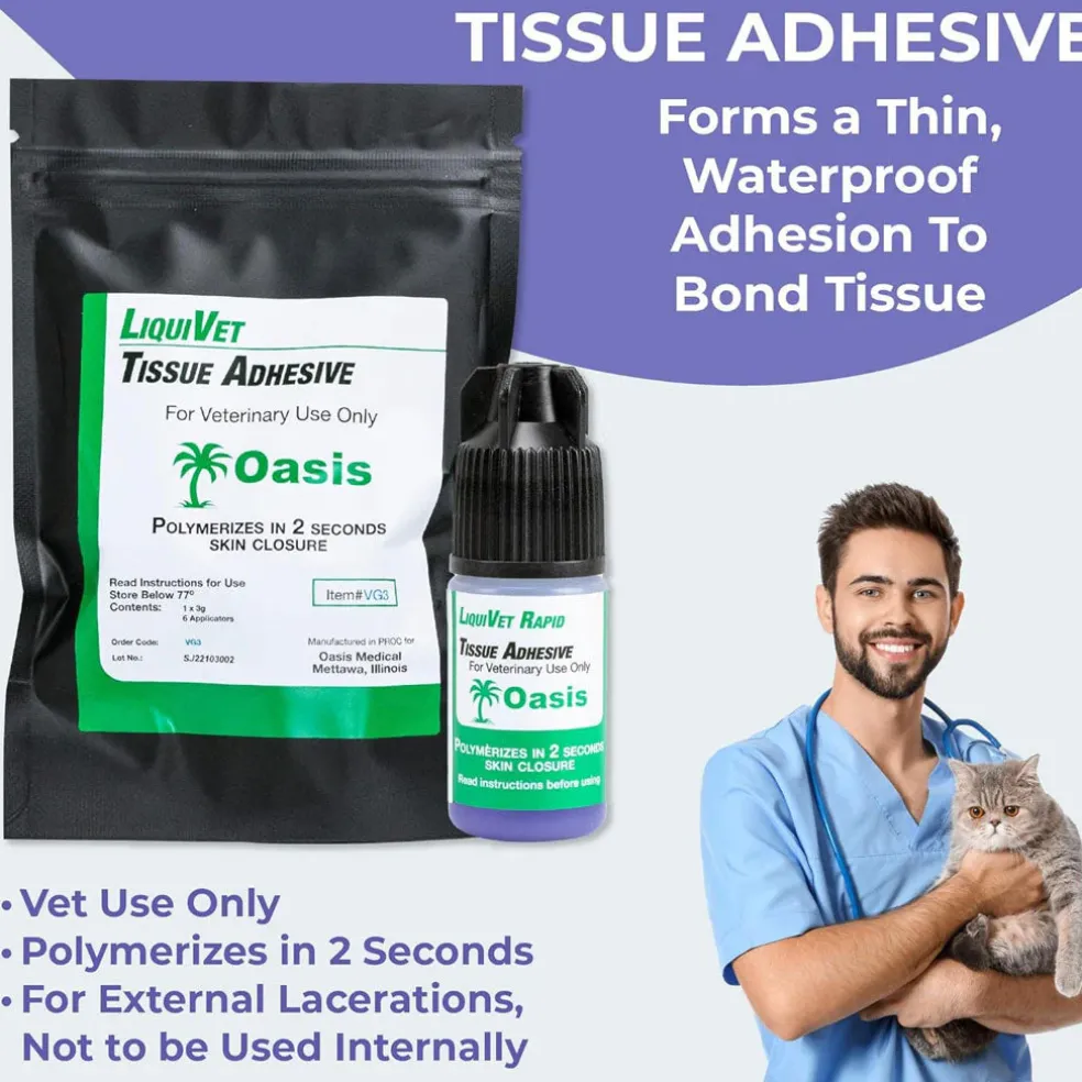 LiquiVet Rapid Tissue Adhesive, 1 x 3g