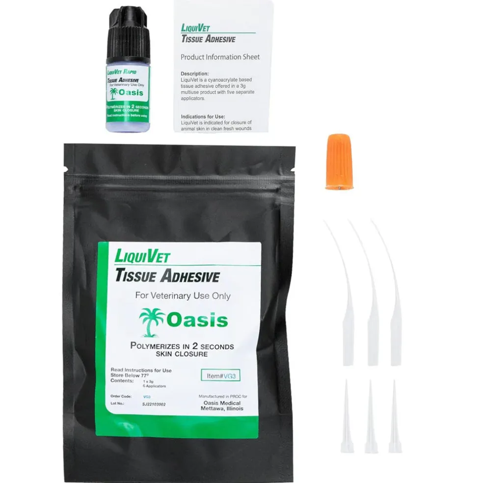 LiquiVet Rapid Tissue Adhesive, 1 x 3g