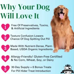 Lord Jameson Apple Pie Pill Hider Treats for Dogs (6 oz)