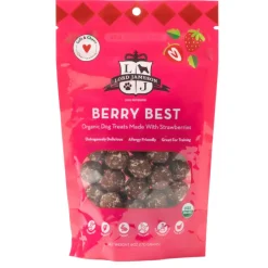 Lord Jameson Berry Best Organic Strawberry Soft & Chewy Treats For Dogs (6 oz)