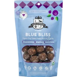 Lord Jameson Blue Bliss Organic Blueberry Soft & Chewy Treats for Dogs (6 oz)