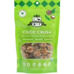 Lord Jameson Coco Crush Organic Coconut & Peanut Butter Soft & Chewy Treats For Dogs (6 oz)