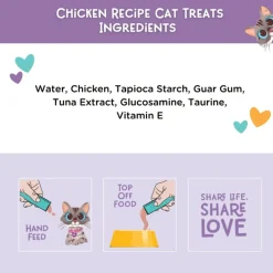Love Nala Mousse Chicken Recipe Lickable Treats For Cats (0.5 oz tube x 4)