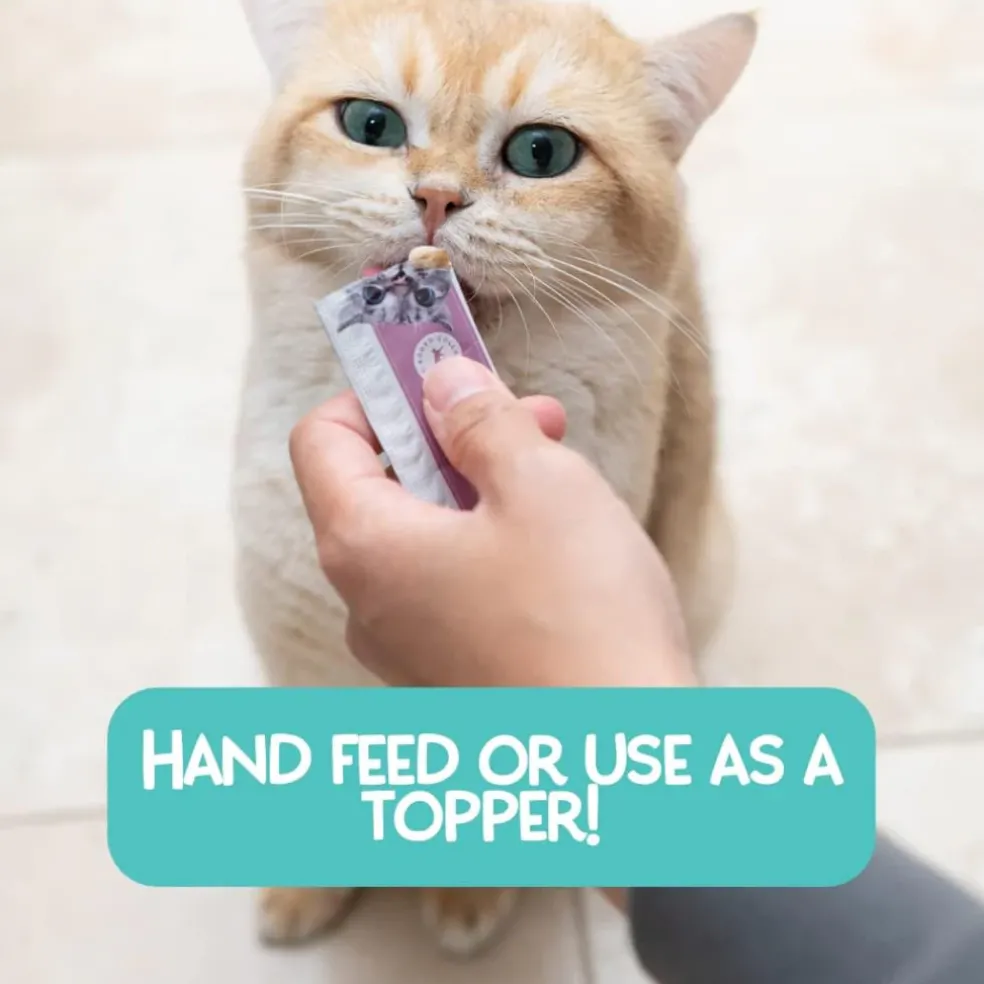 Love Nala Mousse Lickable Treats For Cats- Variety Pack (0.5 oz tube x 24)