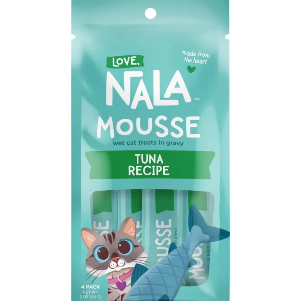 Love Nala Mousse Tuna Recipe Lickable Treats For Cats (0.5 oz tube x 4)