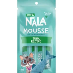 Love Nala Mousse Tuna Recipe Lickable Treats For Cats (0.5 oz tube x 4)