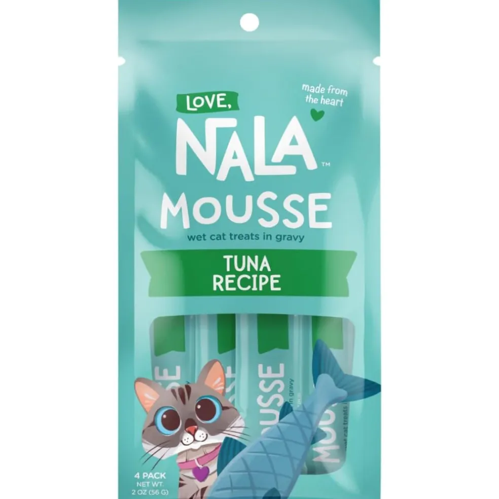 Love Nala Mousse Tuna Recipe Lickable Treats For Cats (0.5 oz tube x 4)