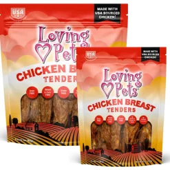 Loving Pets Chicken Breast Tenders for Dogs