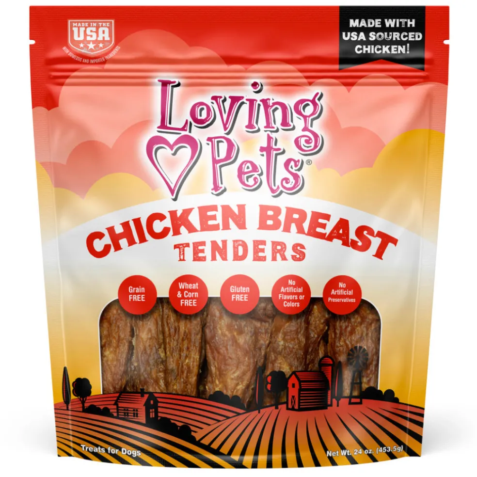 Loving Pets Chicken Breast Tenders for Dogs