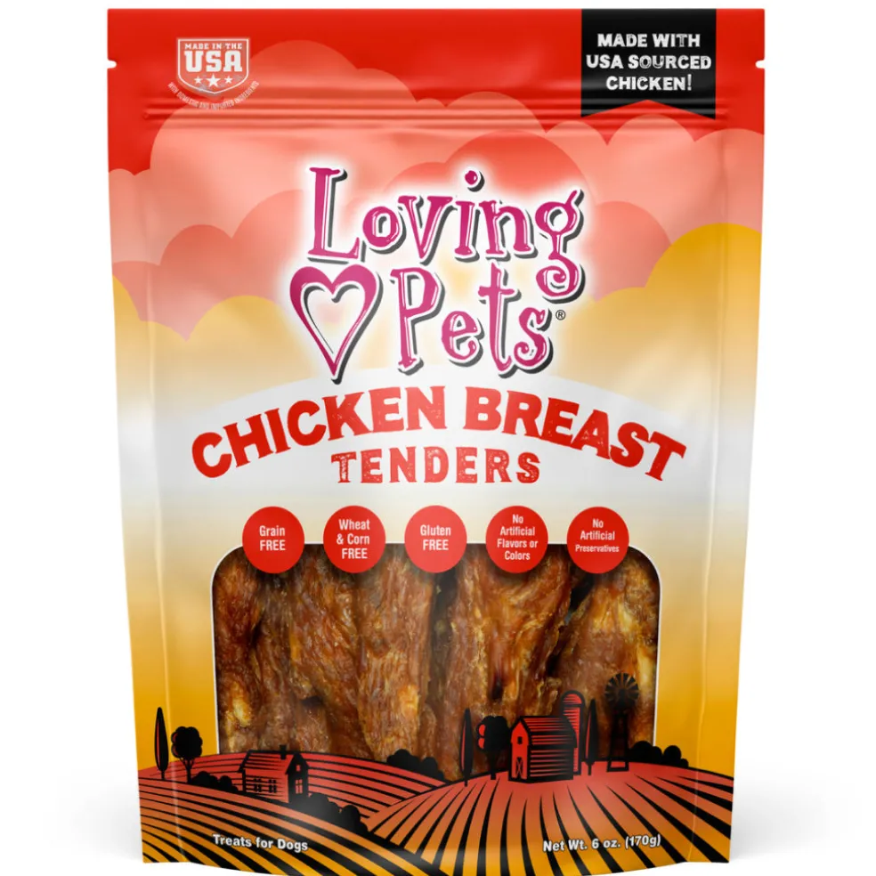 Loving Pets Chicken Breast Tenders for Dogs