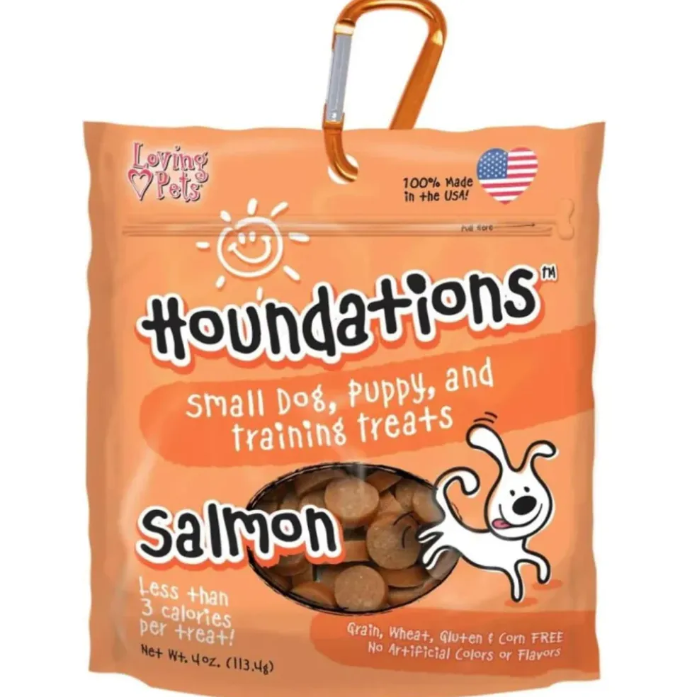 Loving Pets Houndations Salmon Flavor Dog Training Treats (4oz)