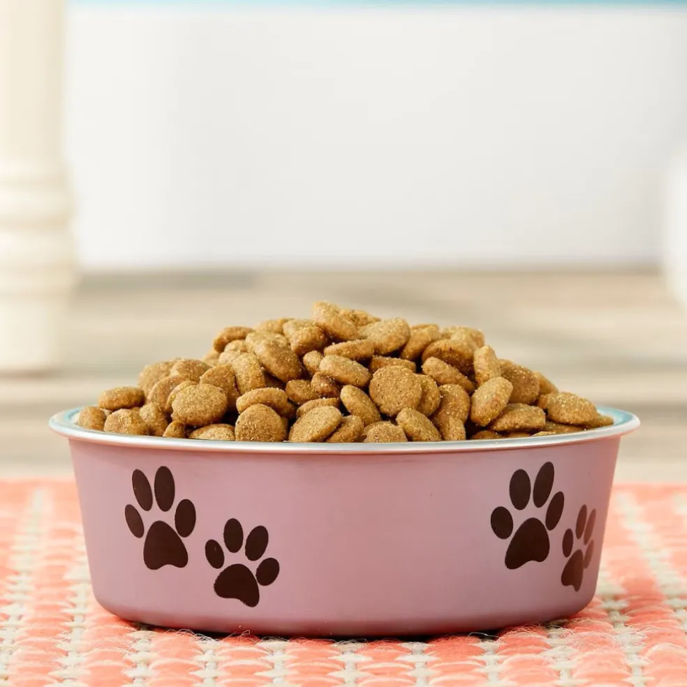 Loving Pets Metallic Grape Non-Skid Stainless Steel Pet Bowl