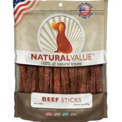 Loving Pets Natural Value Beef Sticks Dog Treats (14 oz)