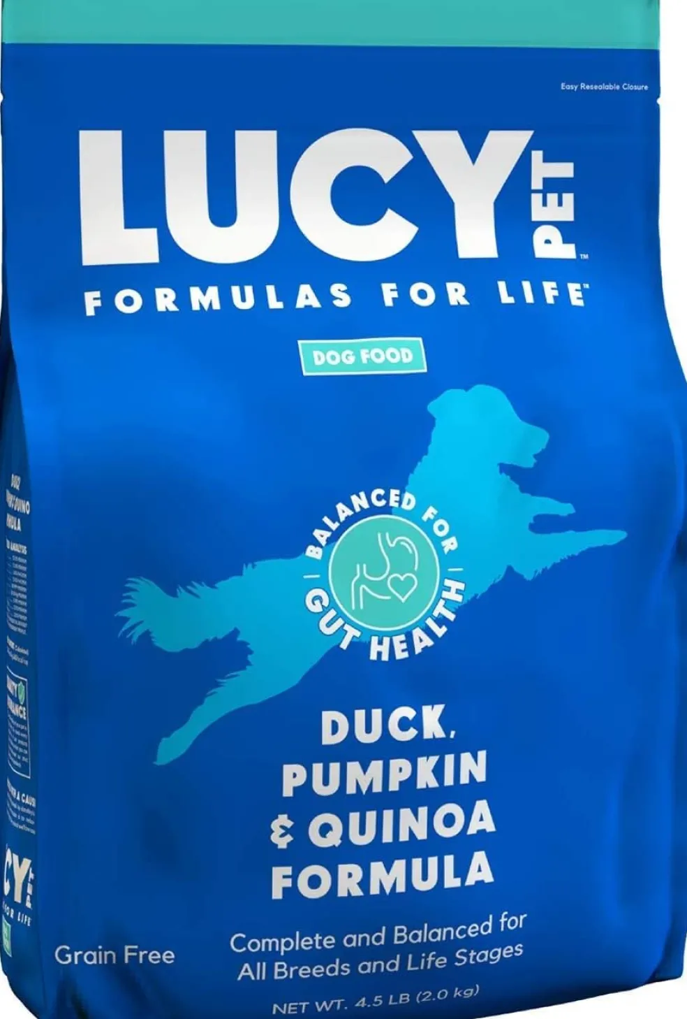 Lucy Pet Products Formulas for Life Grain-Free Duck, Pumpkin & Quinoa Formula Dry Dog Food