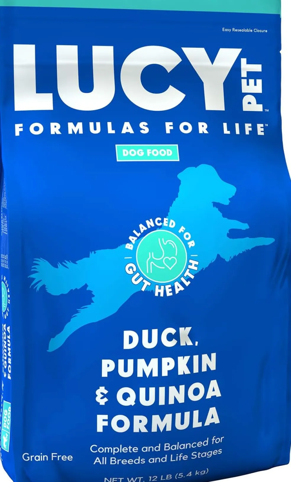 Lucy Pet Products Formulas for Life Grain-Free Duck, Pumpkin & Quinoa Formula Dry Dog Food