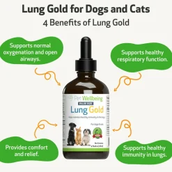 Lung Gold - Lower Respiratory Tract Support for Dogs (2 oz)