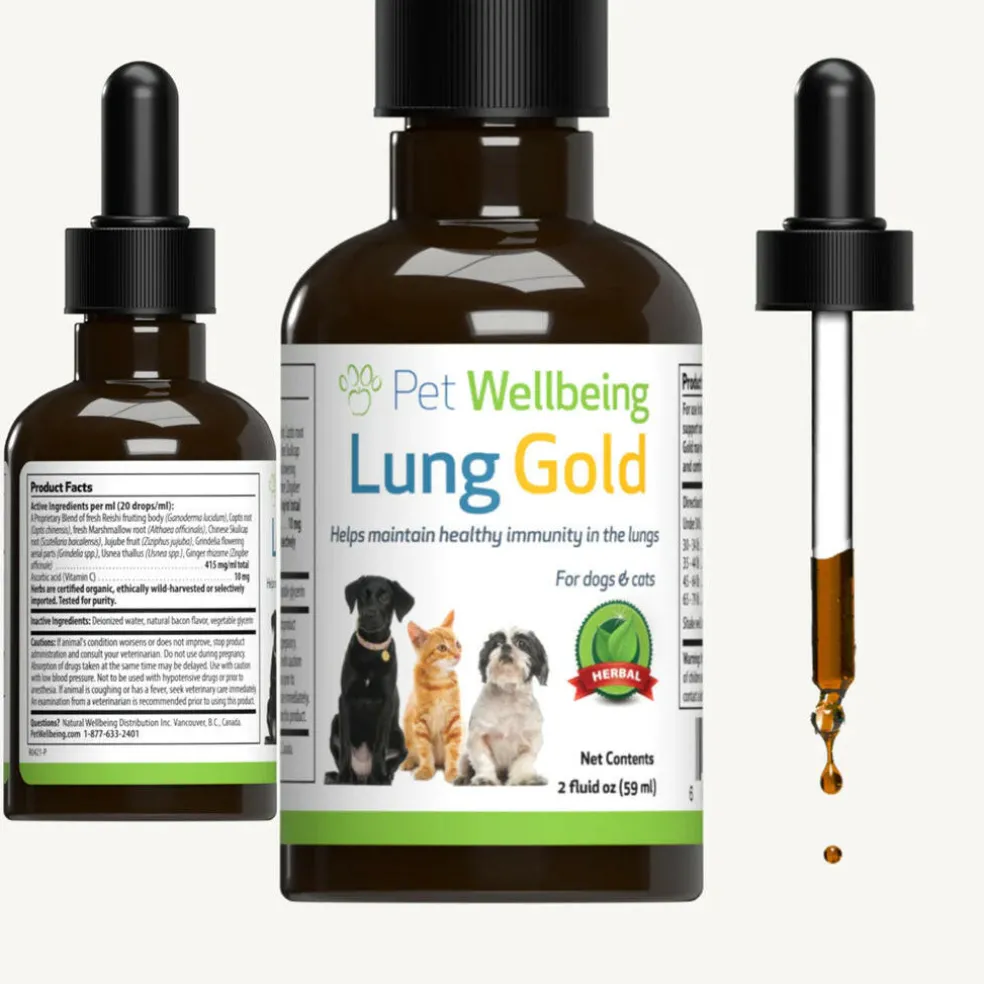 Lung Gold - Lower Respiratory Tract Support for Dogs (2 oz)