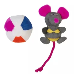 Mad Cat Beach Babe Mouse w/Catnip & Silvervine Toy For Cats (2 pk)