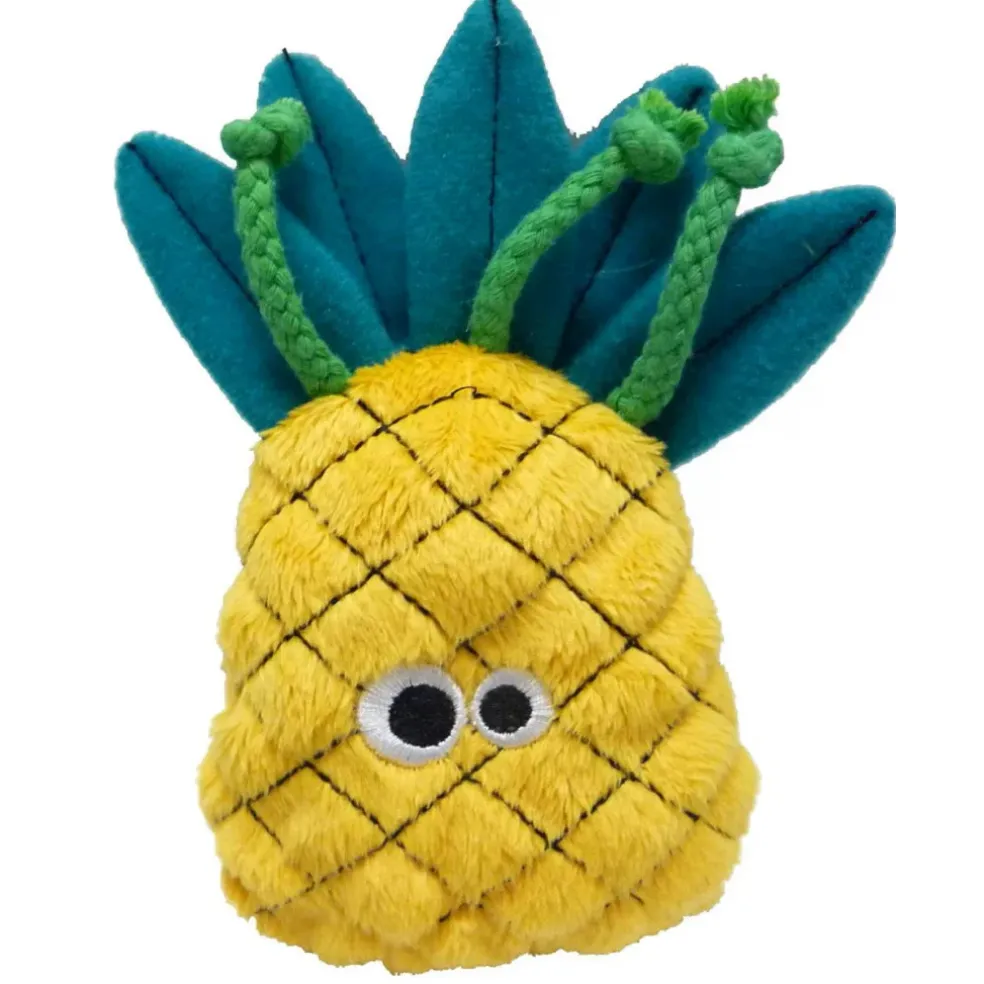 Mad Cat Purrfect Pineapple w/Catnip & Silvervine Toy For Cats
