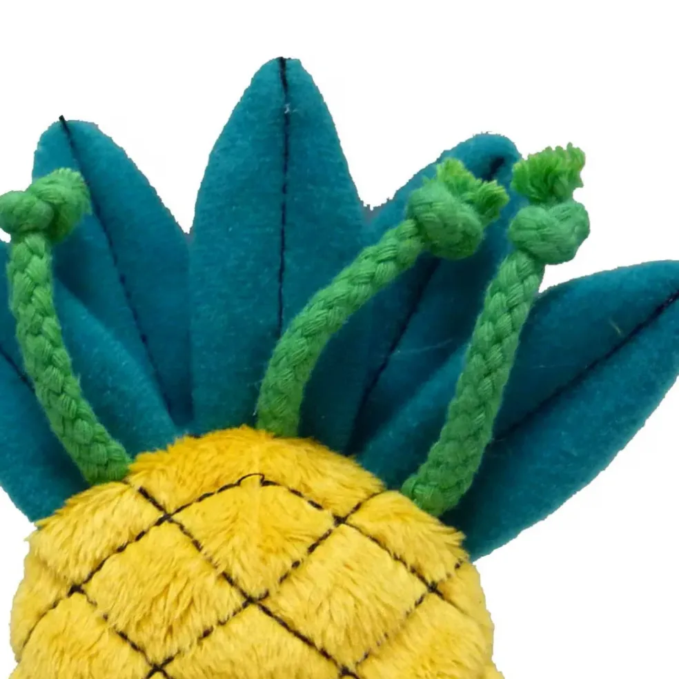Mad Cat Purrfect Pineapple w/Catnip & Silvervine Toy For Cats
