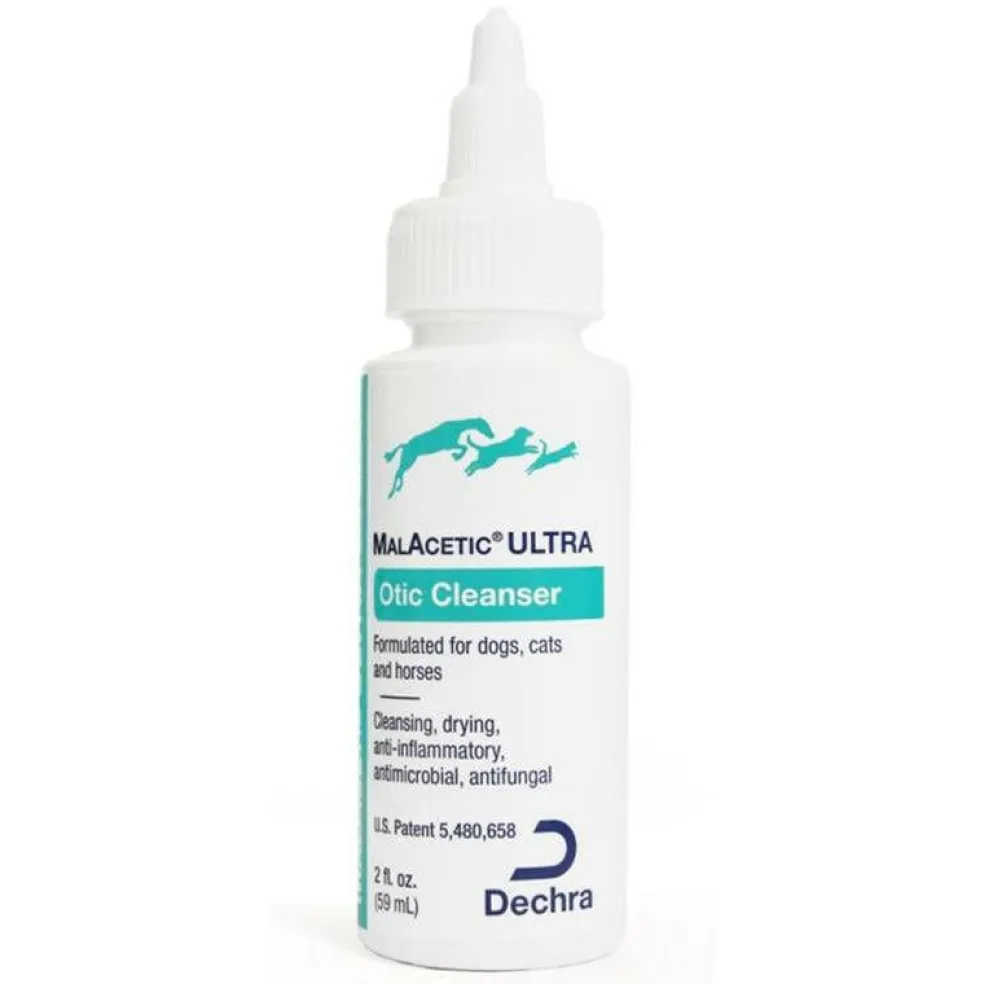 MalAcetic Ultra Otic Cleanser for Dogs, Cats & Horses