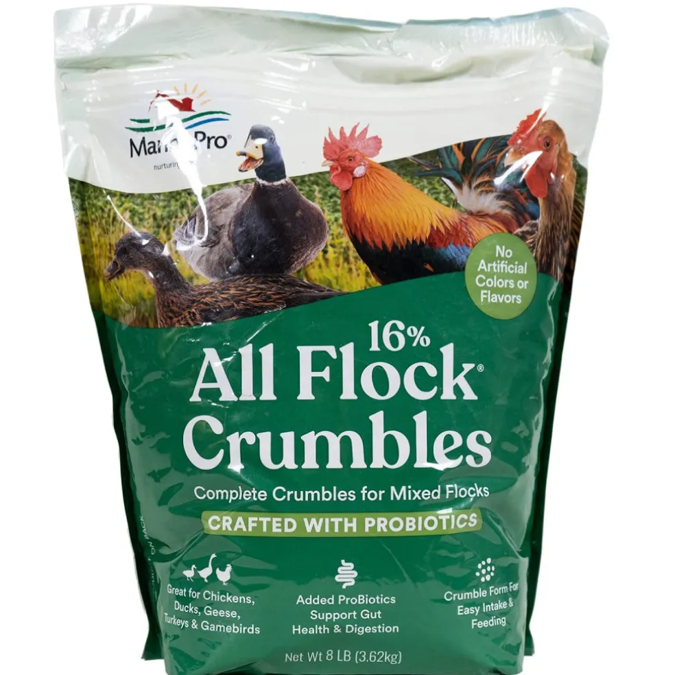 Manna Pro 16% All Flock Crumbles with Probiotics (8 lb)