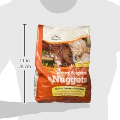 Manna Pro Carrots & Spice Bite-Sized Nugget Treats for Horses (4 lb)