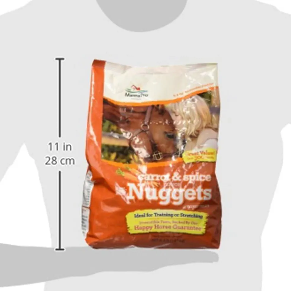 Manna Pro Carrots & Spice Bite-Sized Nugget Treats for Horses (4 lb)