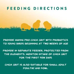 Manna Pro Chick Grit Digestive Supplement with Probiotics (5 lb)