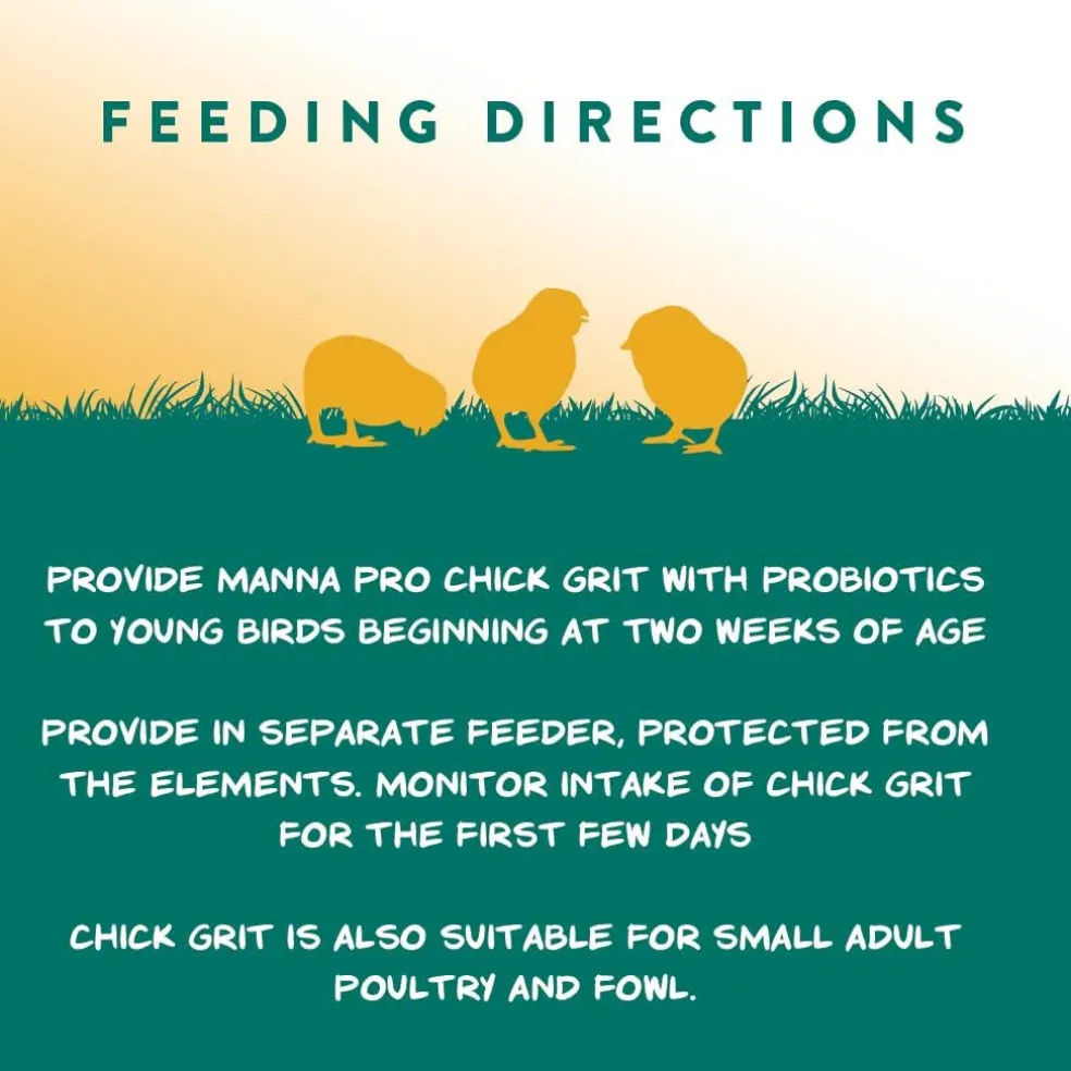 Manna Pro Chick Grit Digestive Supplement with Probiotics (5 lb)