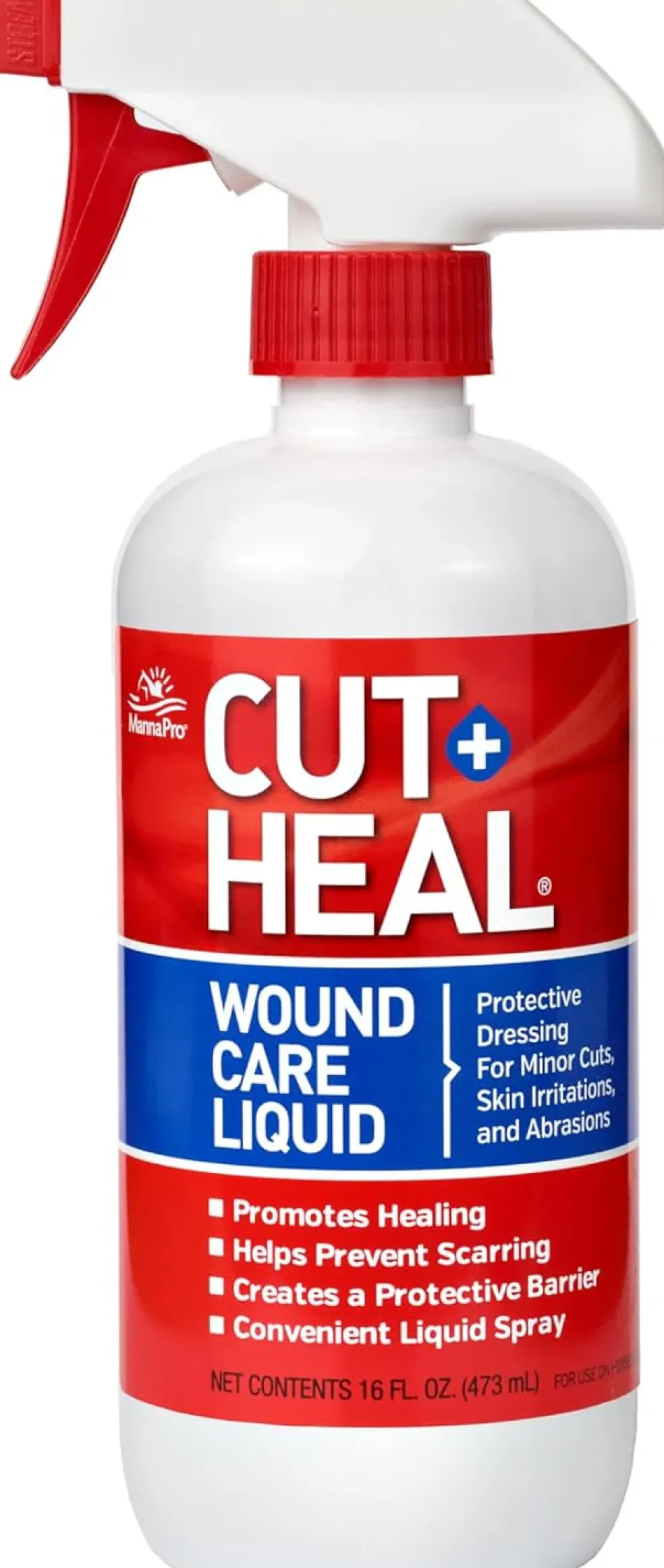 Manna Pro Cut-Heal Wound Care for Cuts, Abrasions & Skin Irritation