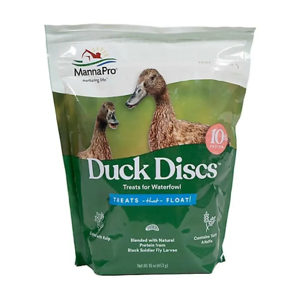 Manna Pro Duck Discs Treats for Waterfowl (1 lb)