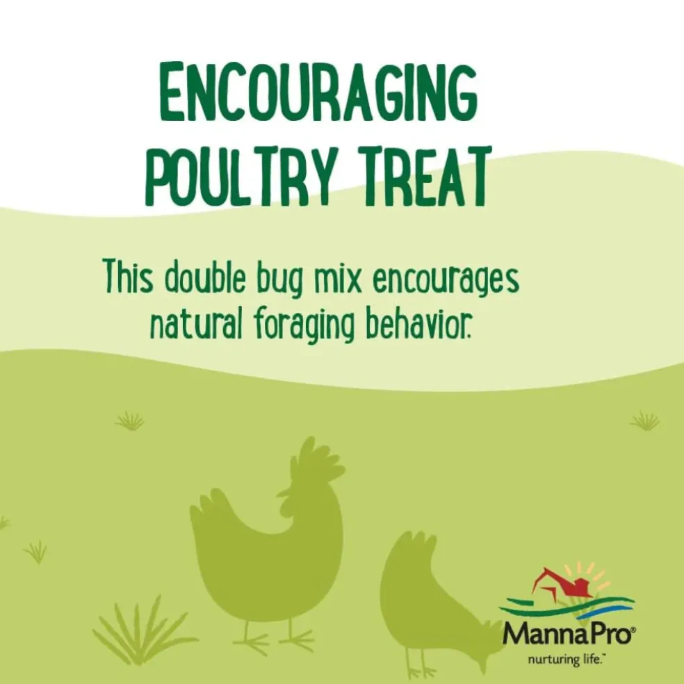 Manna Pro Farmhouse Favorites Double Bug Mix Poultry Treat (2 lb)