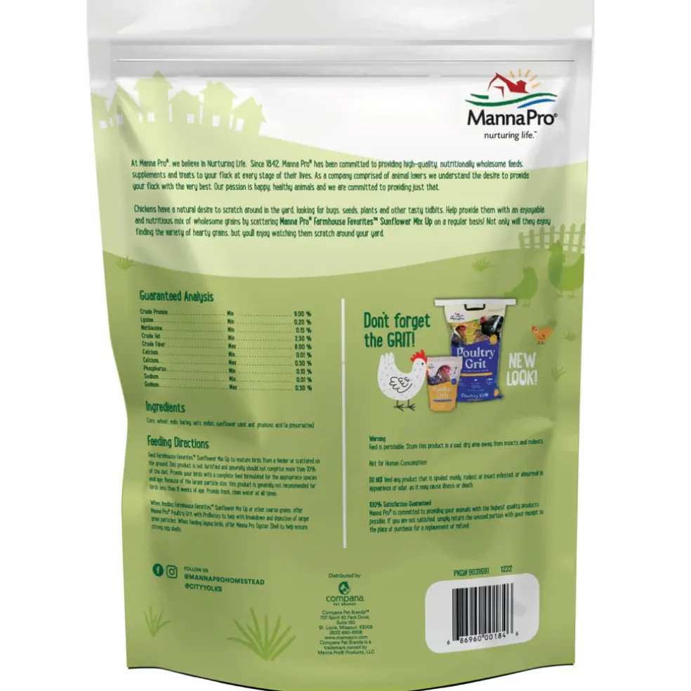 Manna Pro Farmhouse Favorites Sunflower Mix Up Poultry Treats (1 lb)