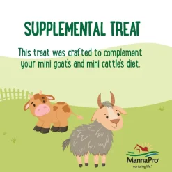 Manna Pro Farmhouse Favorites Treats For Mini Goat & Mini Cattle (3 lb)