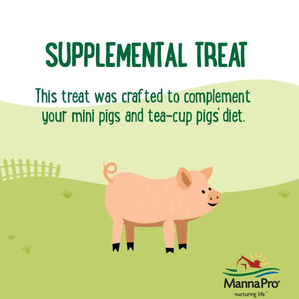 Manna Pro Farmhouse Favorites Treats For Mini Pigs (3 lb)