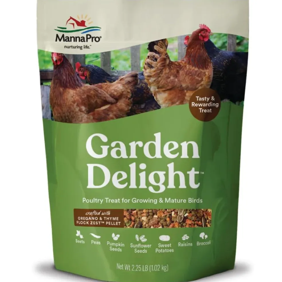 Manna Pro Garden Delight Poultry Treats for Chickens (2.25 lb)