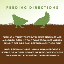 Manna Pro Garden Delight Poultry Treats for Chickens (2.25 lb)