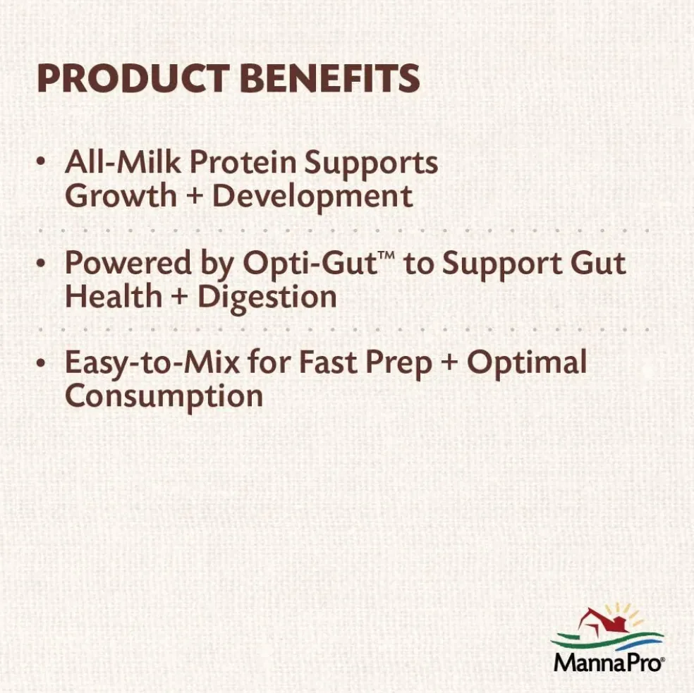 Manna Pro Kid Milk Digestive With Probiotic Replacer For Goat Kids