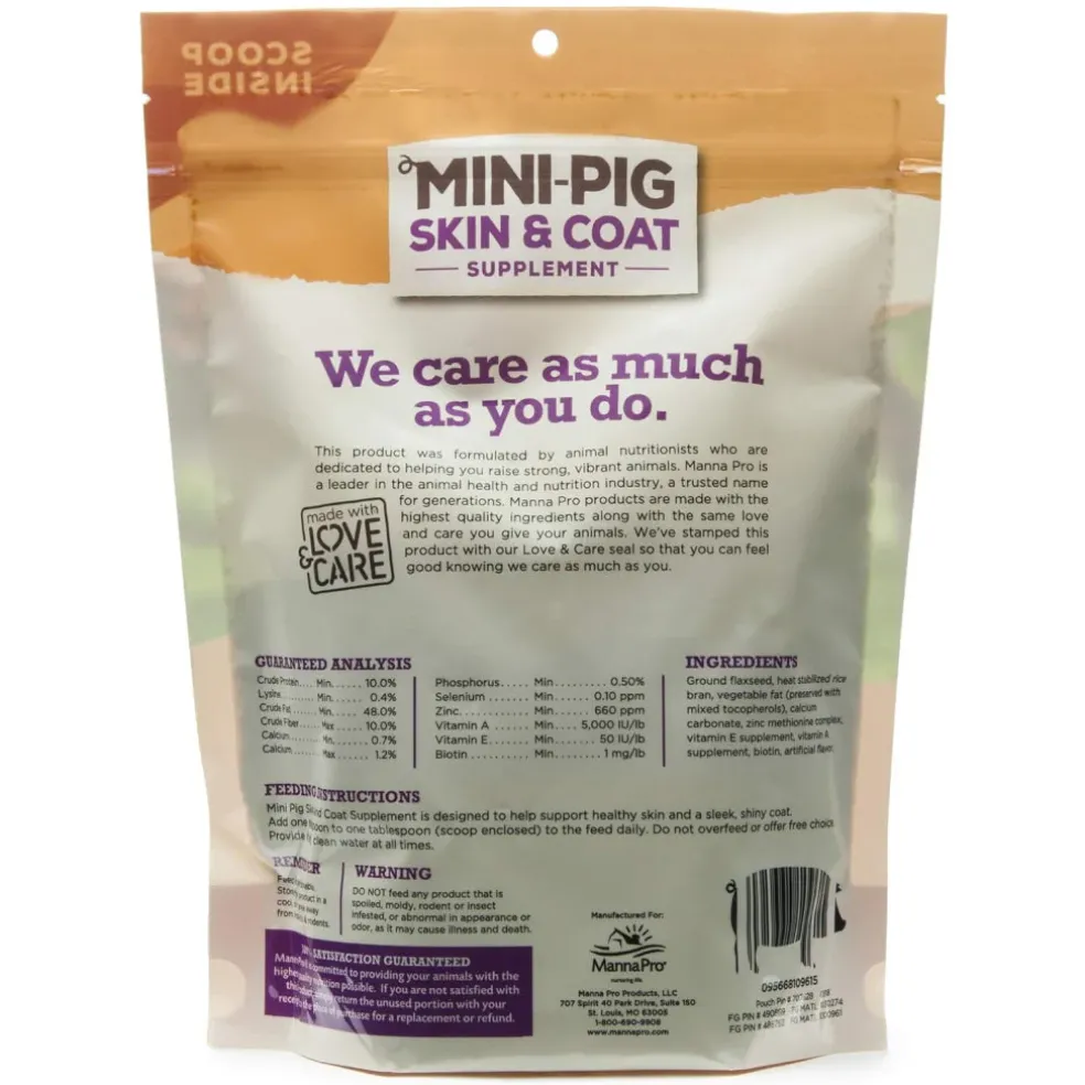 Manna Pro Mini Pig Skin & Coat Supplement ( 1 LB )