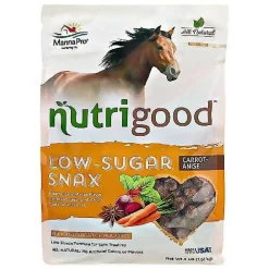 Manna Pro Nutrigood Low-Sugar Snax Carrot Anise Flavor Treats for Horses (4 lb)