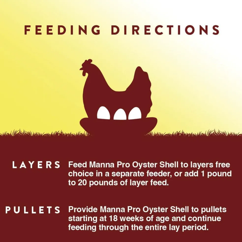 Manna Pro Products Oyster Shell Poultry Supplement (5 lb)