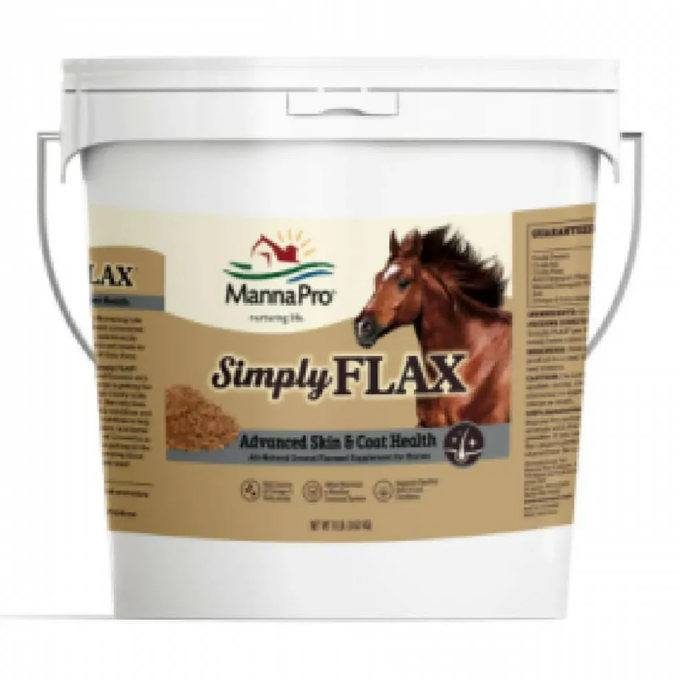 Manna Pro Simply Flax Advanced Skin & Coat Health for Horses (8 lb)