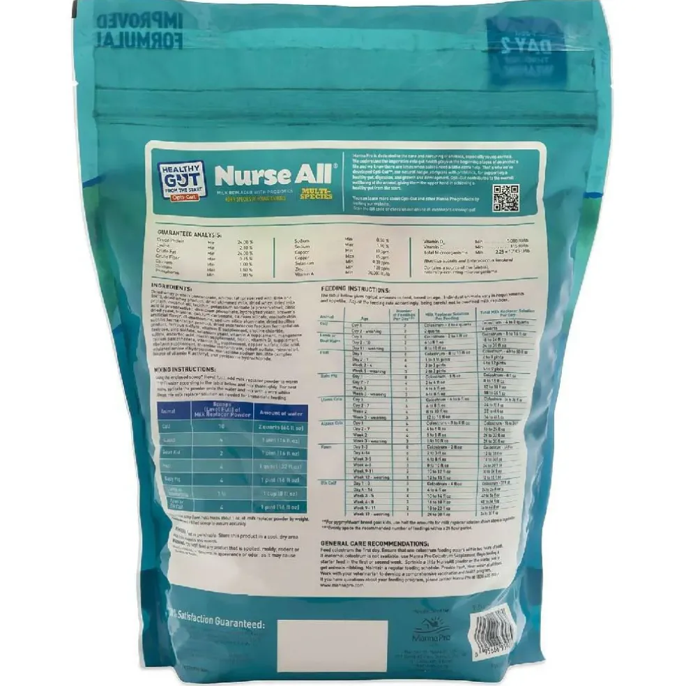 Mann Pro Nurse All Multi-Species Milk Replacer with Probiotics