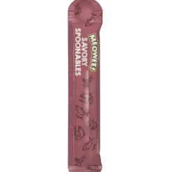Meowee! Savory Spoonables with Salmon, Tuna & Krill Lickable Treats For Cats
