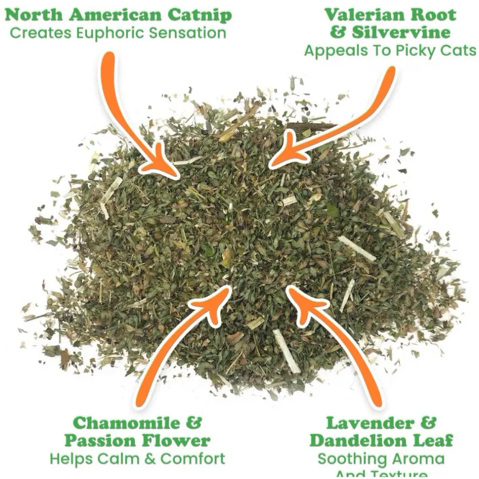 Meowijuana Catnibas Catnip Pawty Mix Premium Blend (2.11 oz)