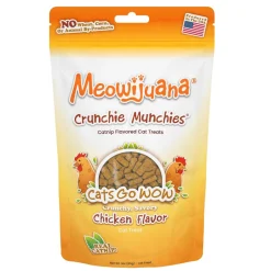 Meowijuana Crunchie Munchies Chicken Flavor Catnip Treats (3 oz)